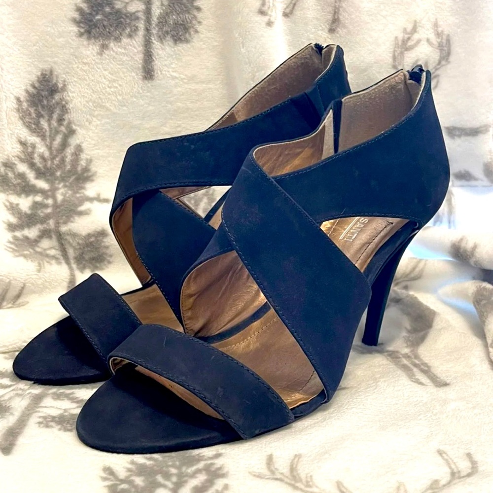 Marco Santo heels worn one time in excellent condition